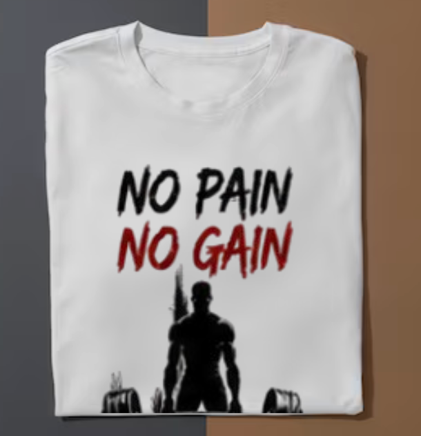 No Pain No Gain | Oversized Gym Tee